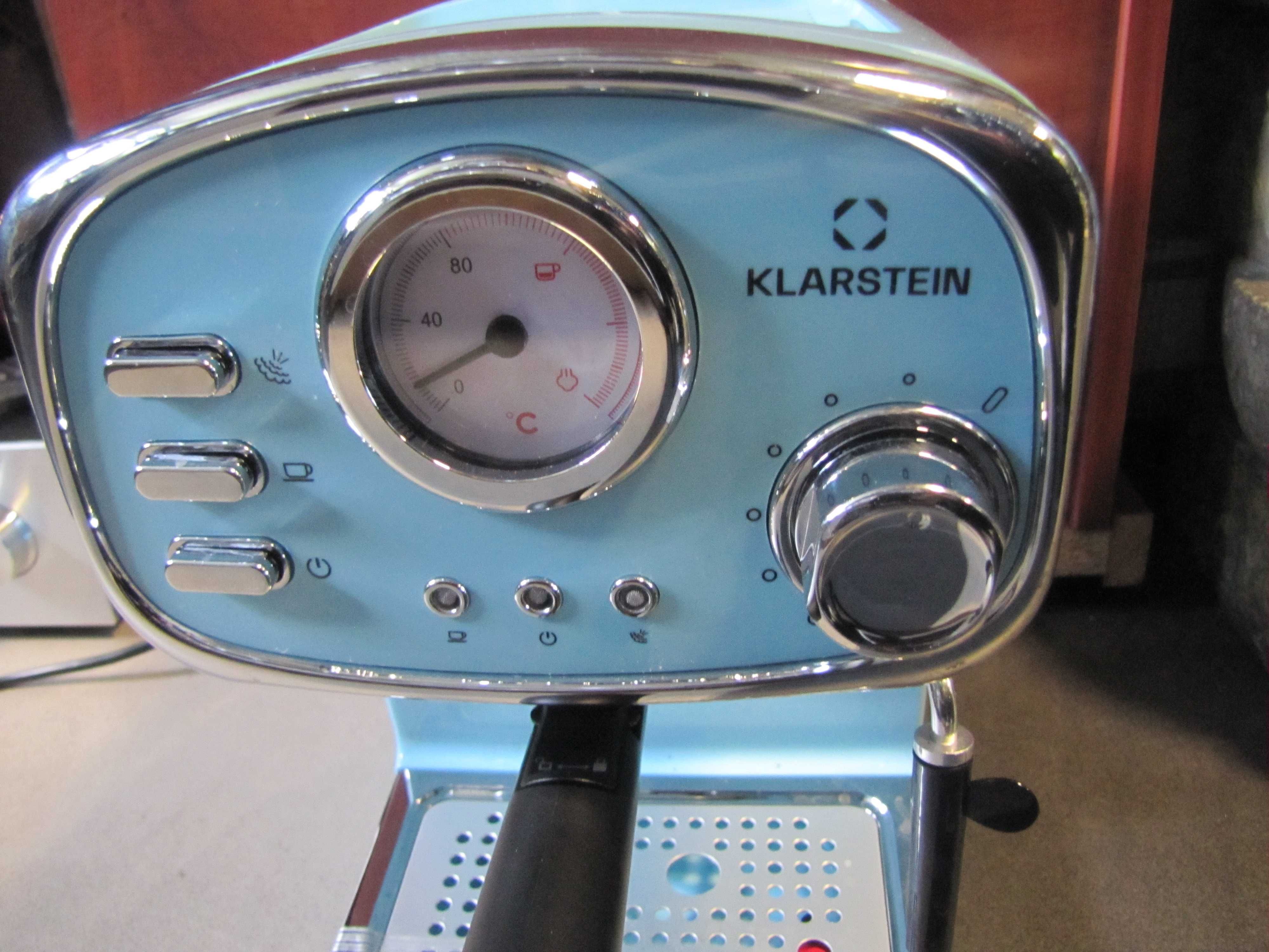 Ekspres do kawy styl retro ciśnieniowy Klarstein 1100W 15 barów