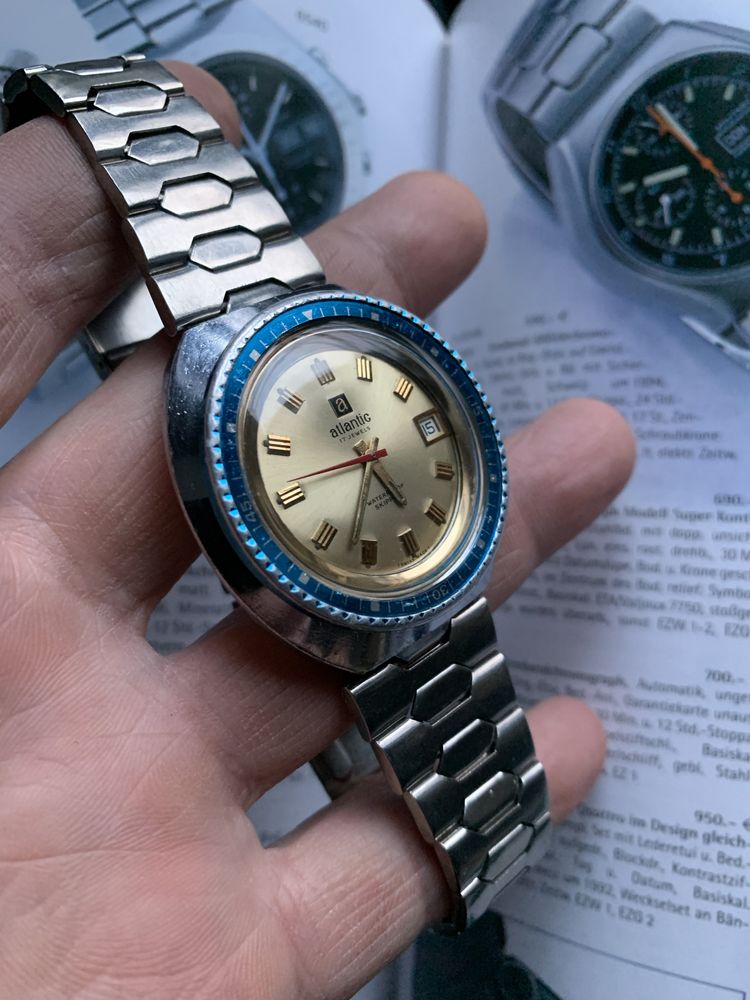 Vintage 70’ Atlantic Skipper 17 jewels