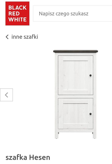 Szafka Black Red White Hesen