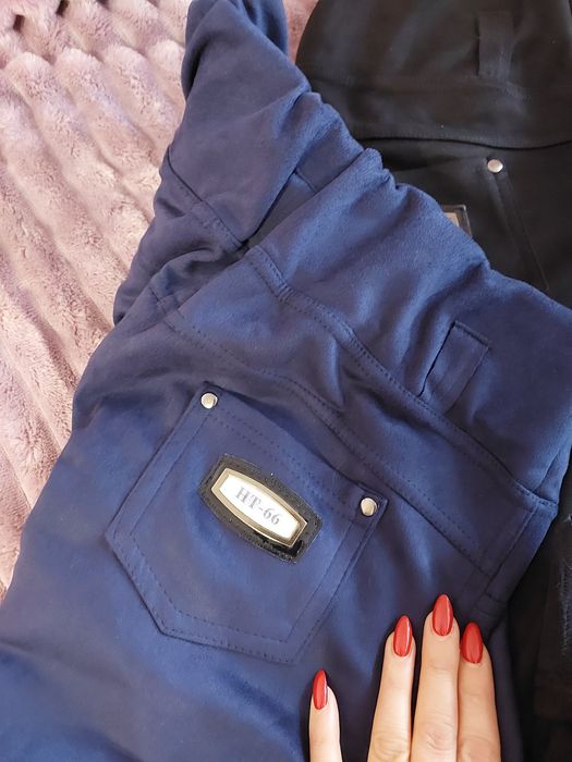 Штани, джеггінси, лосіни  із замші стрейч, нові!