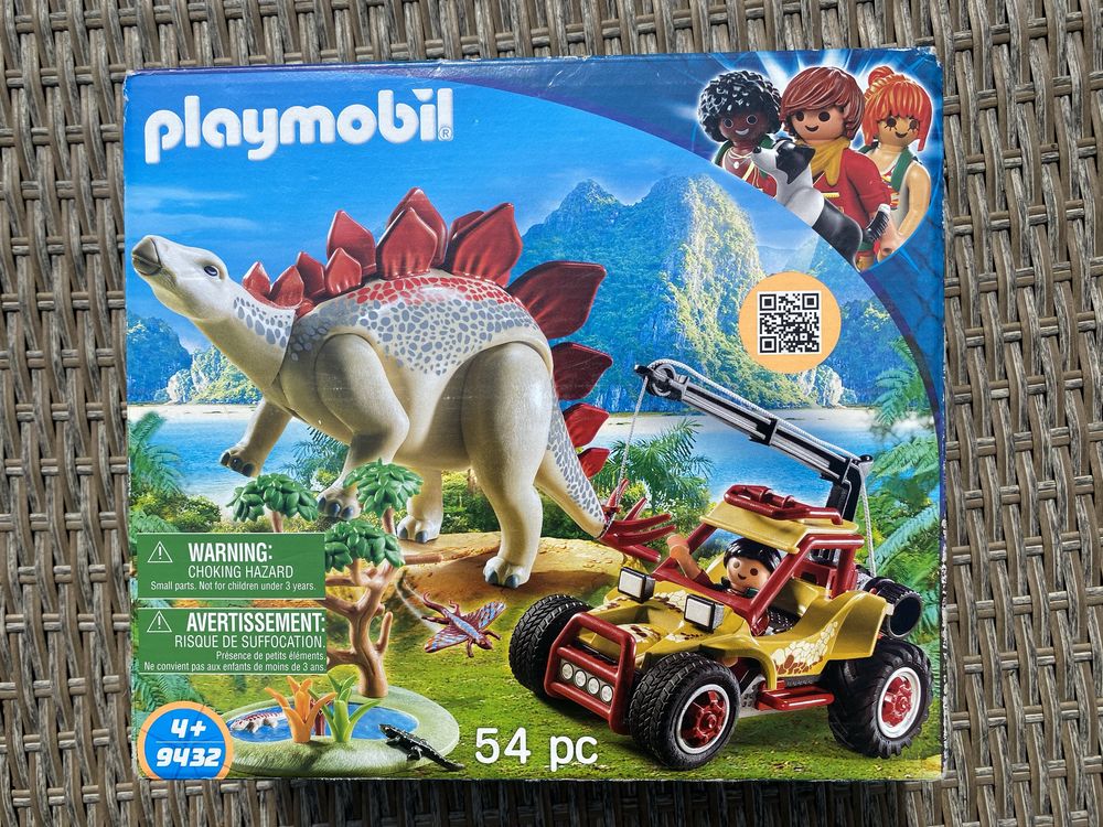 PLAYMOBIL 9432 Pojazd Badawczy z dinozaurem Stegozaurem NOWE