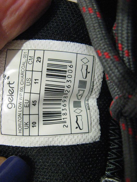 Кроссовки gelert 43.5 waterproof