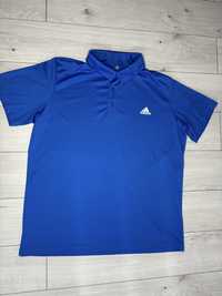 Adidas Męskie Polo Niebieskie XL