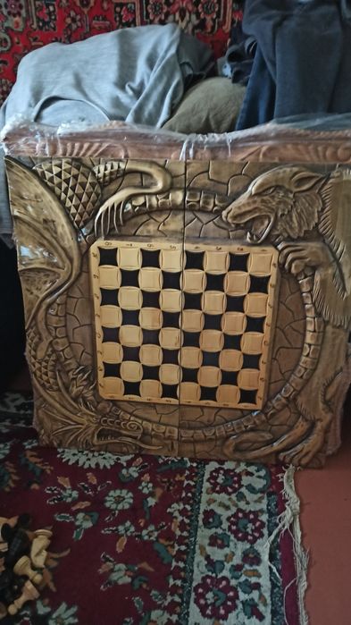 Нарди шахматы шашки 70 на 70см и 60 на 60 см.