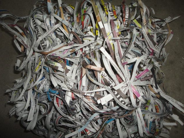 Farripa (Palha de Enchimento) de Papel de Jornal e Outros