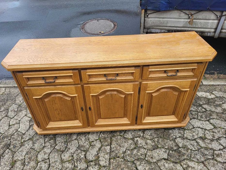 Komoda dębowa z szufladami komoda pod telewizor