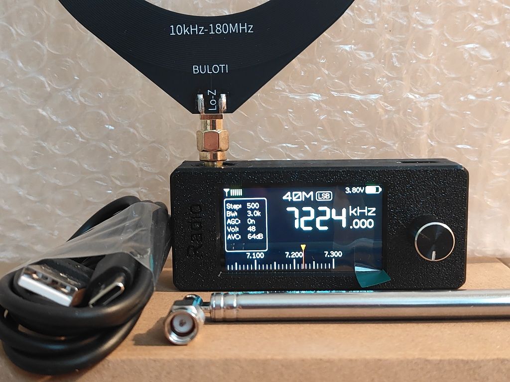 Портативне радіо ATS mini SI4732 | AM/FM/SW | Кольоровий дисплей + 2 а