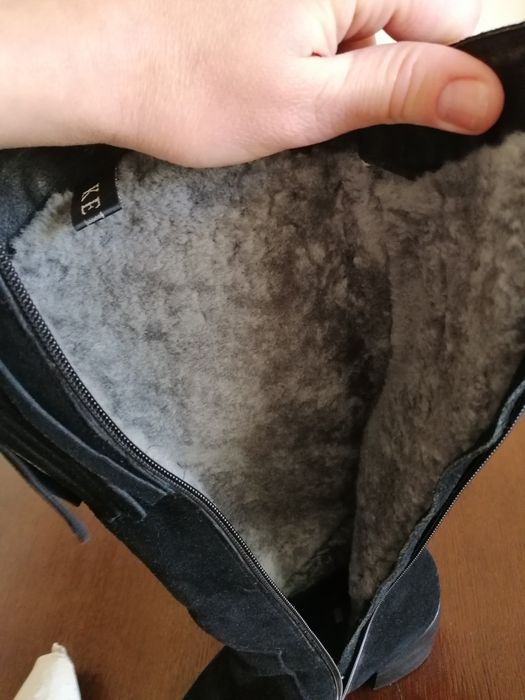 Чоботи зимові  натур. Замш 37р