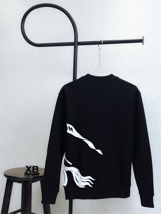 Свитшот черный белый с конем всадником louis vuitton brbr оригинал