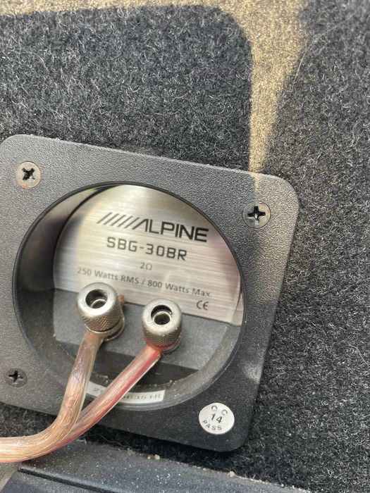 Сабвуфер Alpine Sbg-30br