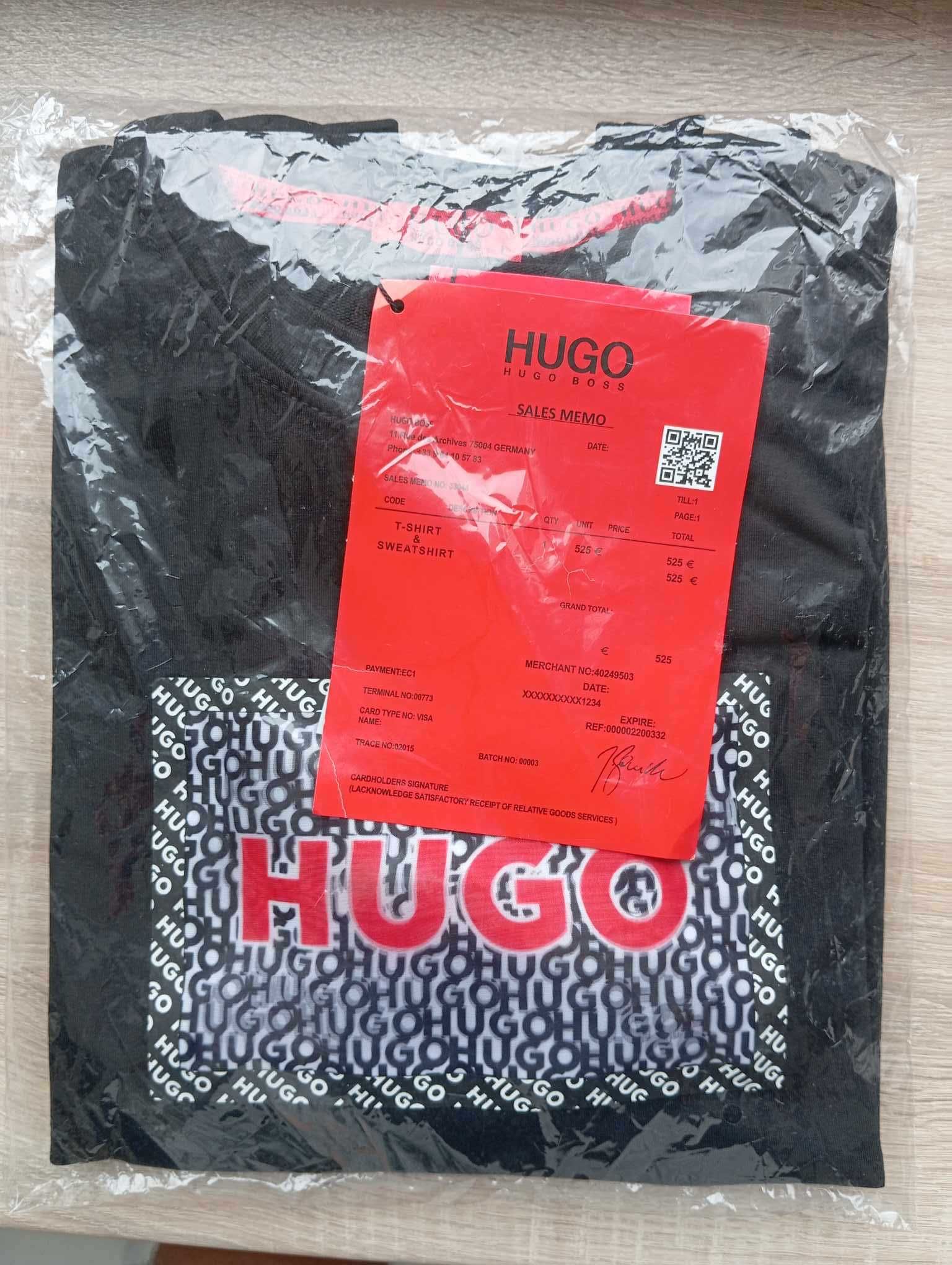 Bluza Hugo Boss, classic czarna L, nowoczesny fason, nowość!