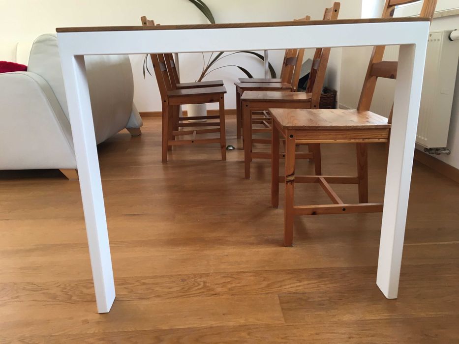 WYPRZEDAJE SUPER TANIO DĘBOWY duży stół z naturalnego olejowa ego dębu