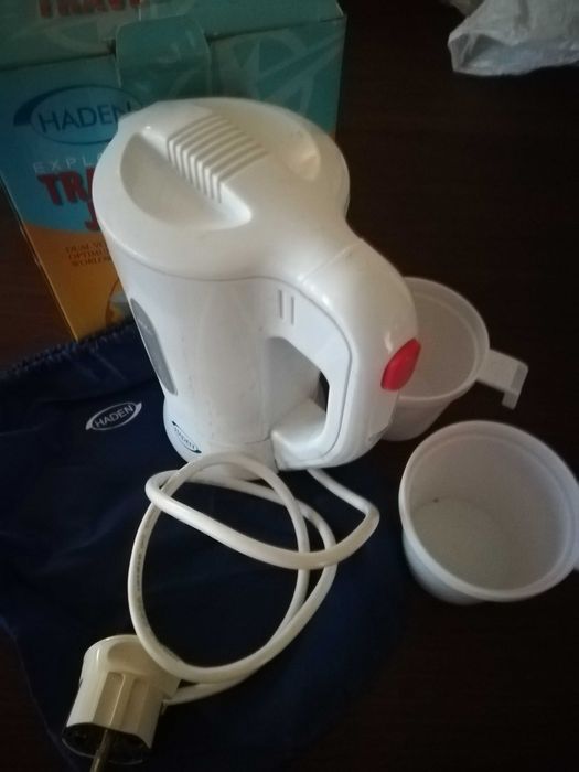 Jarro elétrico com 2 chávenas-aquecedor de água (bom para viagem)