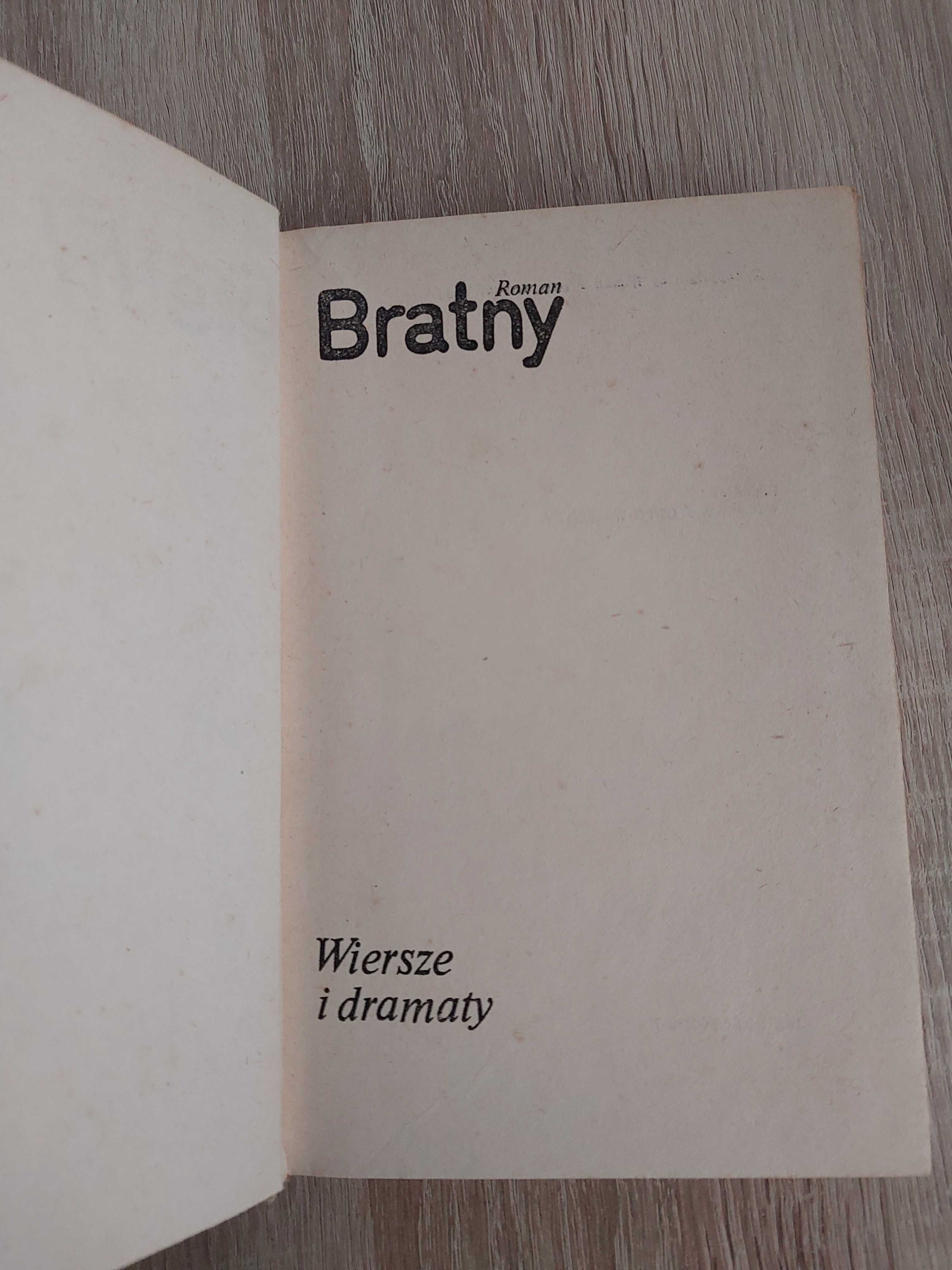 Roman Bratny Wiersze i dramaty