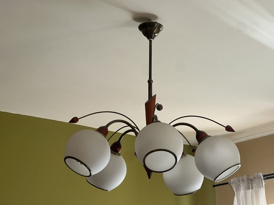 Komplet lamp 3 sufitowe  plus kinkiet cena za wszystko 4 szt