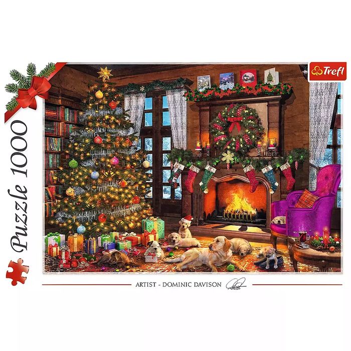 Puzzle 1000 elementów. Idą Święta. Trefl