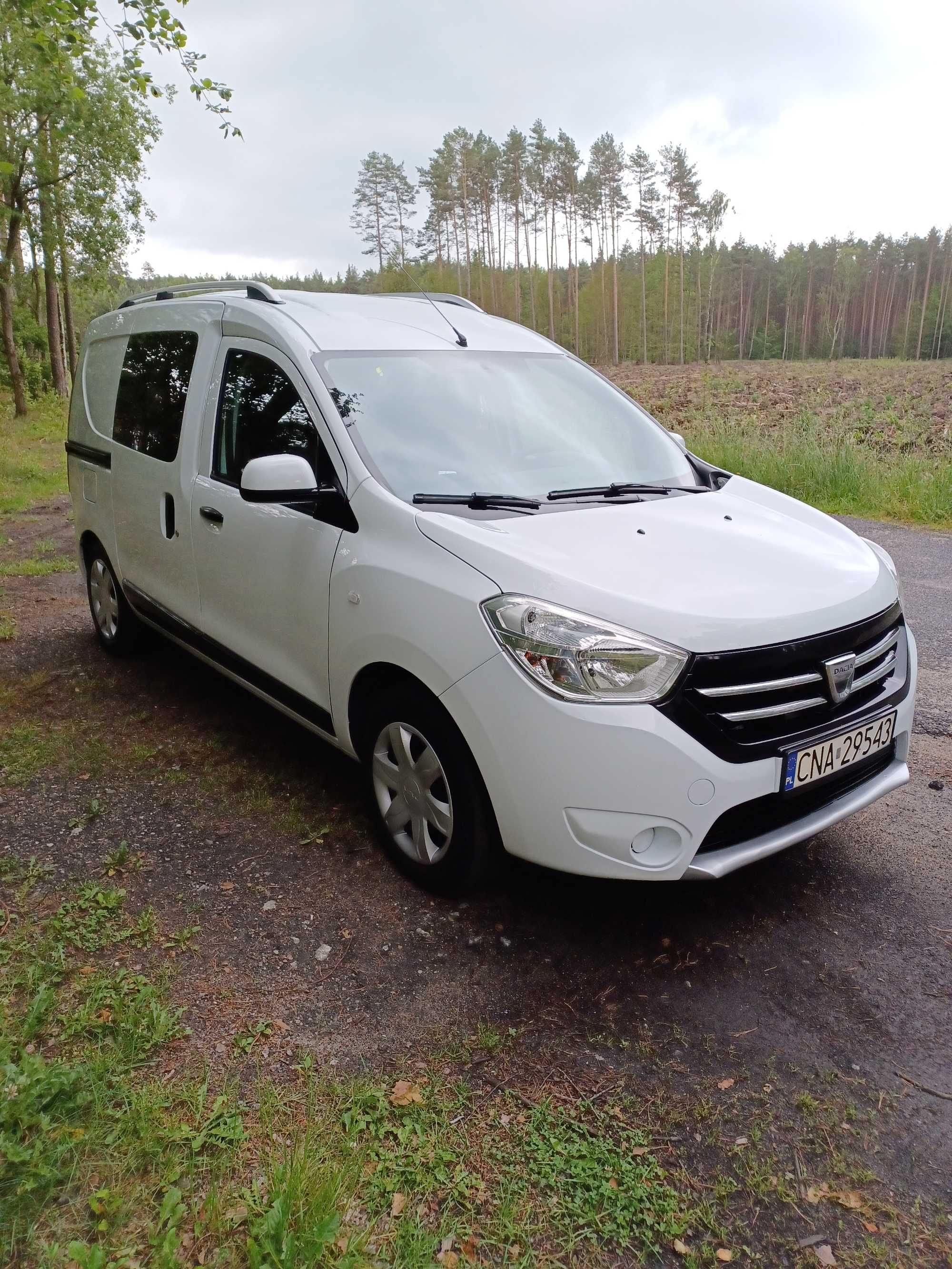 dacia dokker 1.5 DCI 2016 r. klima; bogata wersja