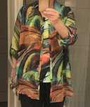 Elegante túnica com top, marca de luxo Joseph Ribbkof