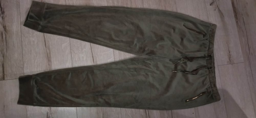 Spodnie welurowe damskie xl