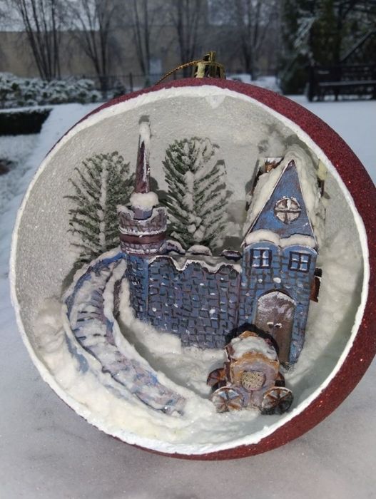 Новогодняя миниатюра, новорічний декор