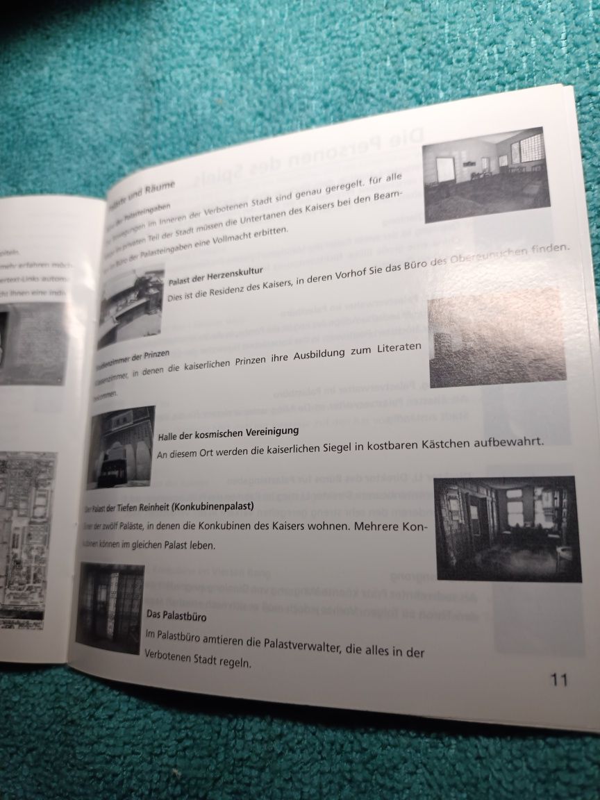 PlayStation 1 Verrat in der Verbotenen Stadt ps1 psx Książeczka Manual