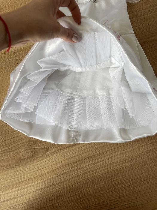 Sukienka z bolerkiem na chrzest/ślub