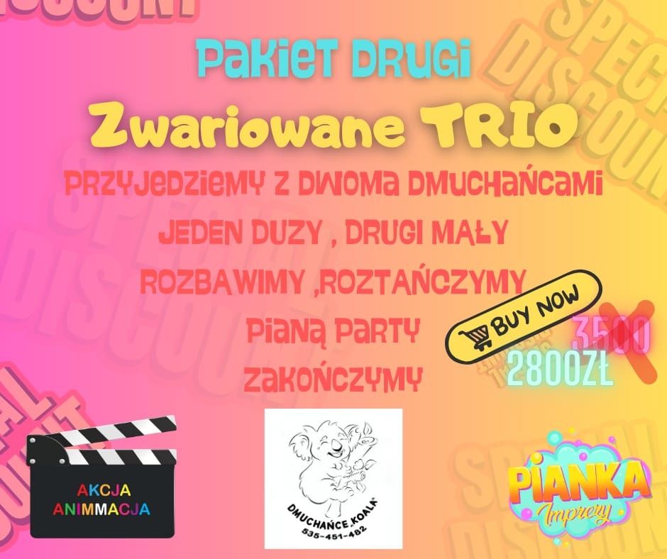 Dmuchaniec dmuchana zjeżdżalnia zamki wynajem