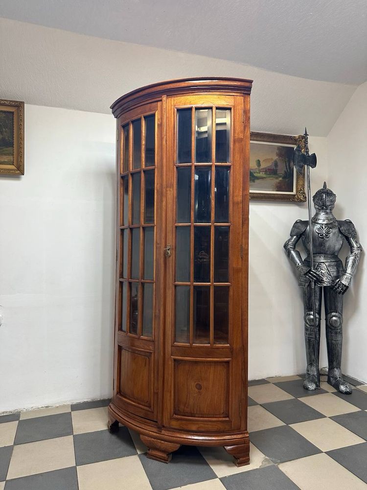 Кутова вітрина сервант дерево угловая витрина 3422