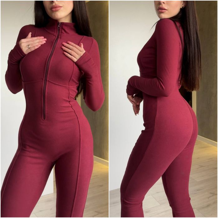 ‼️Теплий жіночій комбінезон тканина пума 42-44, 44-46 - 660 грн