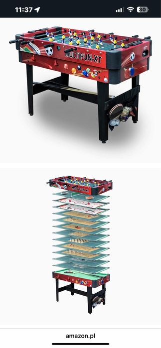 PIŁKARZYKI BILARD Carromco Multifun-Xt, 14w1 STÓŁ