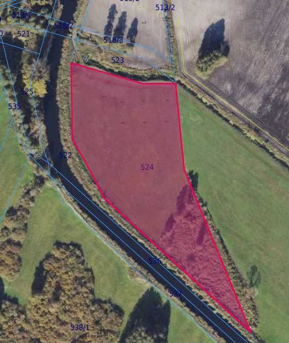 Na sprzedaż działka rolna nr 524 Zamość, gmina Szubin powiat nakielski