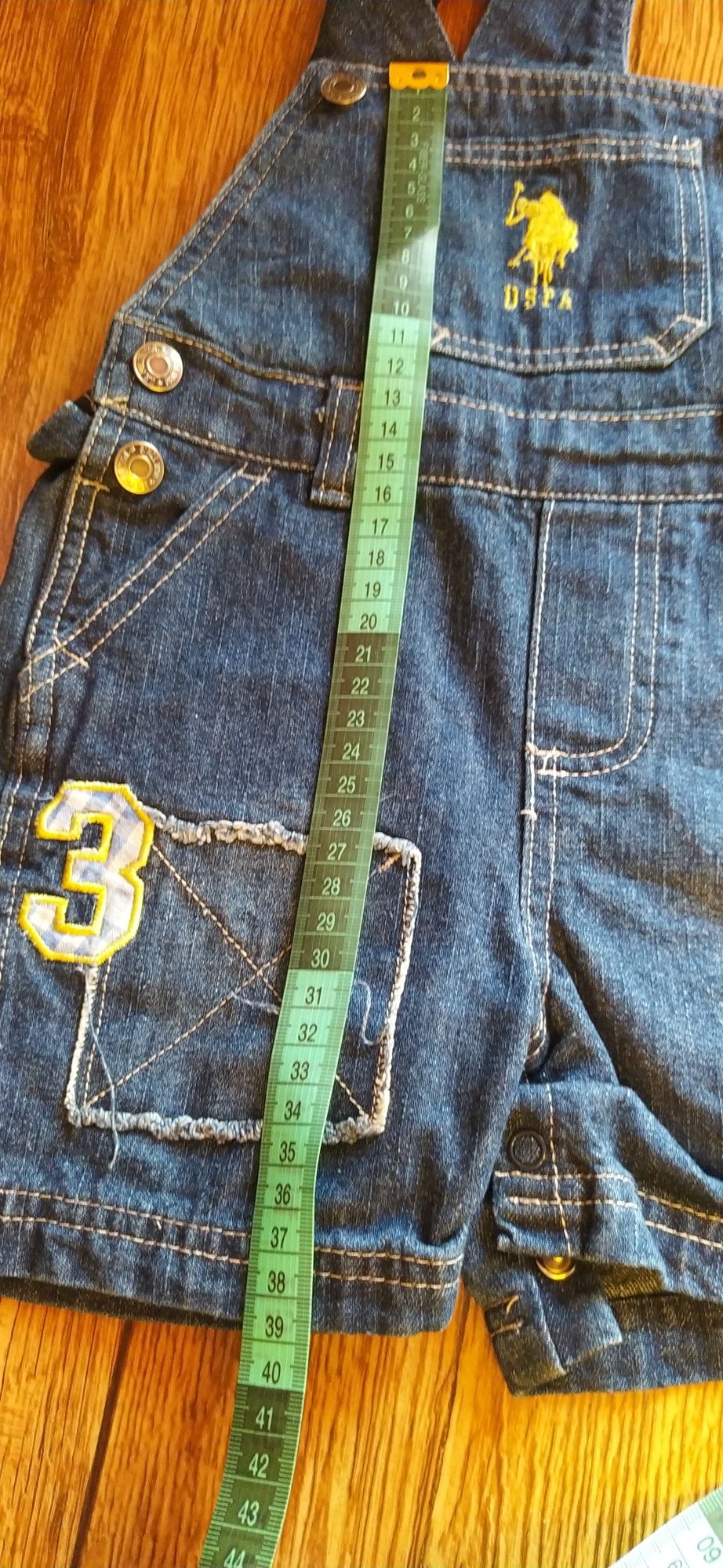 Ogrodniczki jeansowe dziecięce Polo Ralph Lauren