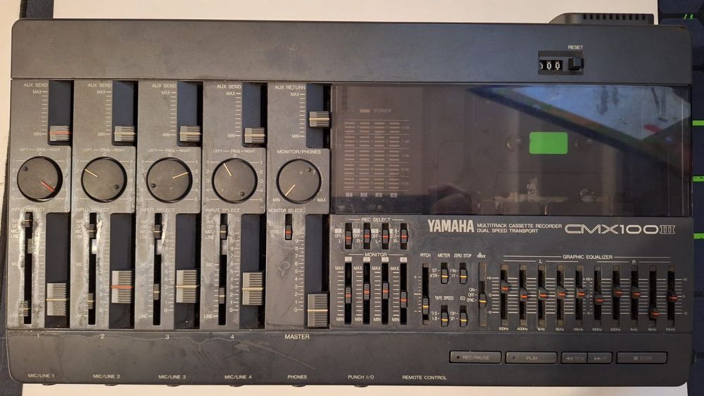 Yamaha CMX100 II –magnetofon wielośladowy 4-track–do naprawy/na części