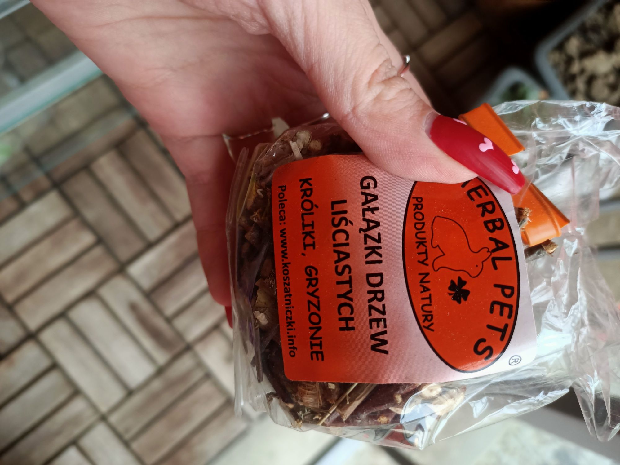 Gałązki drzew liściastych króliki, gryzonie Herbal Pets