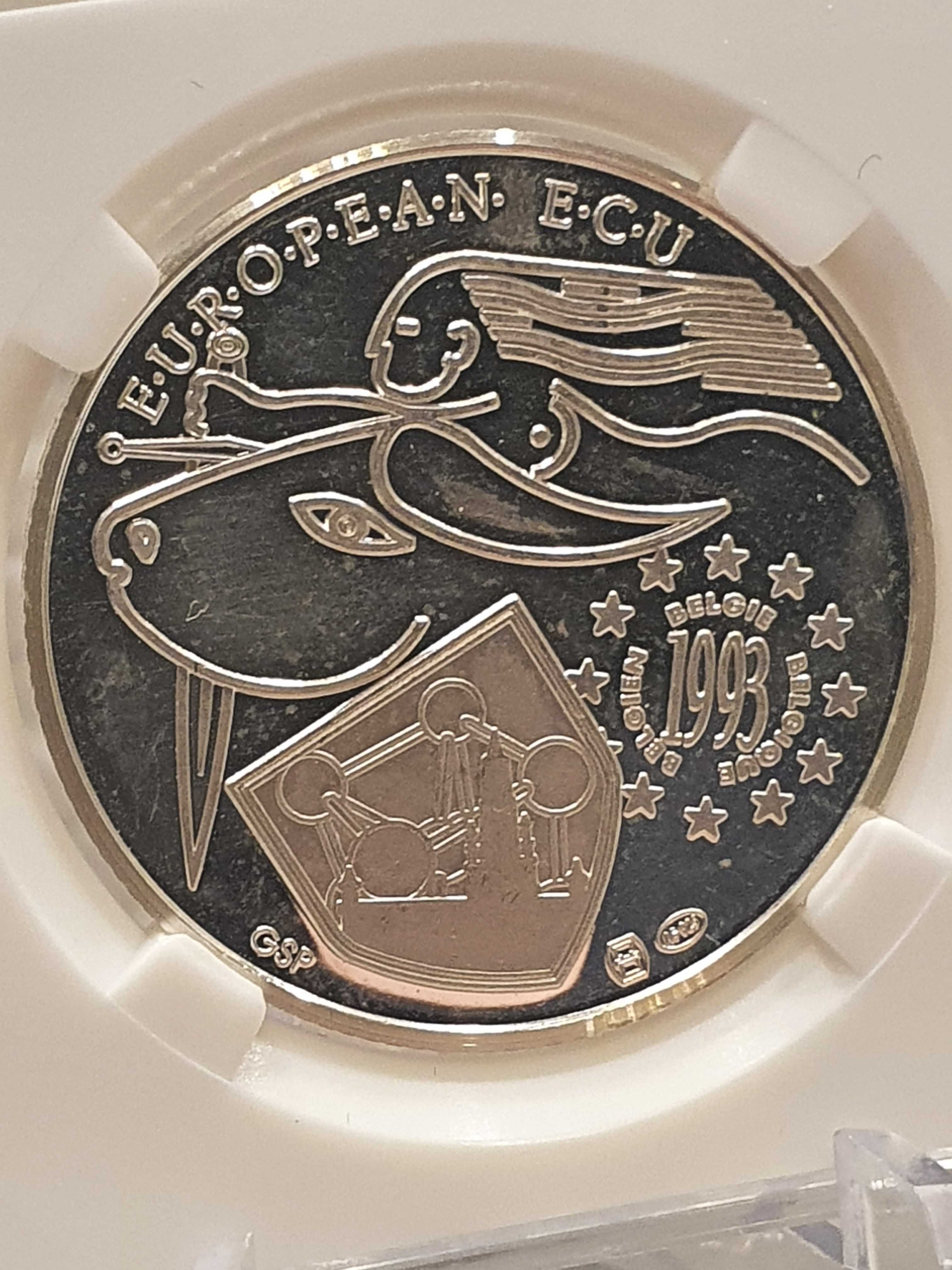 EUROPEAN ECU BELGIQUE ECU 1993  Stan 1 Rzadka !!!