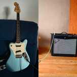 Wzmacniacz Fender i gitara fender