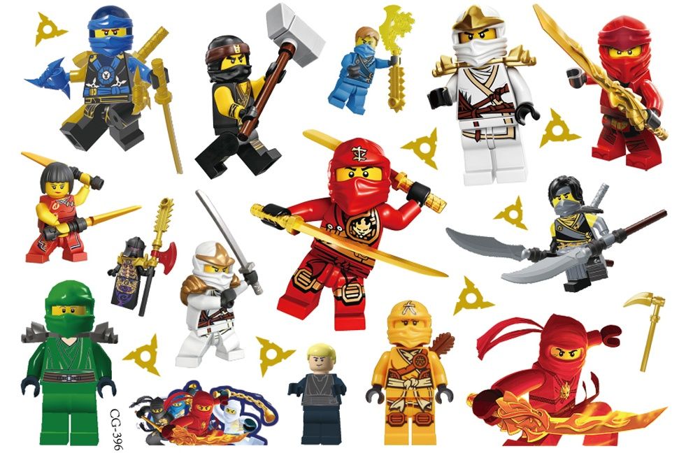 Tatuaże dla dzieci Ninjago