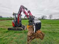 Chwytak do minikoparki MDE Scorpion S500 1,5 - 4 ton