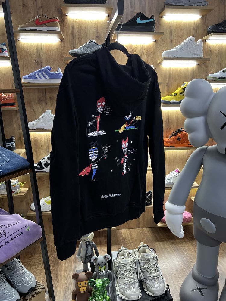 Зіп Худі Chrome Hearts Black Zip Up