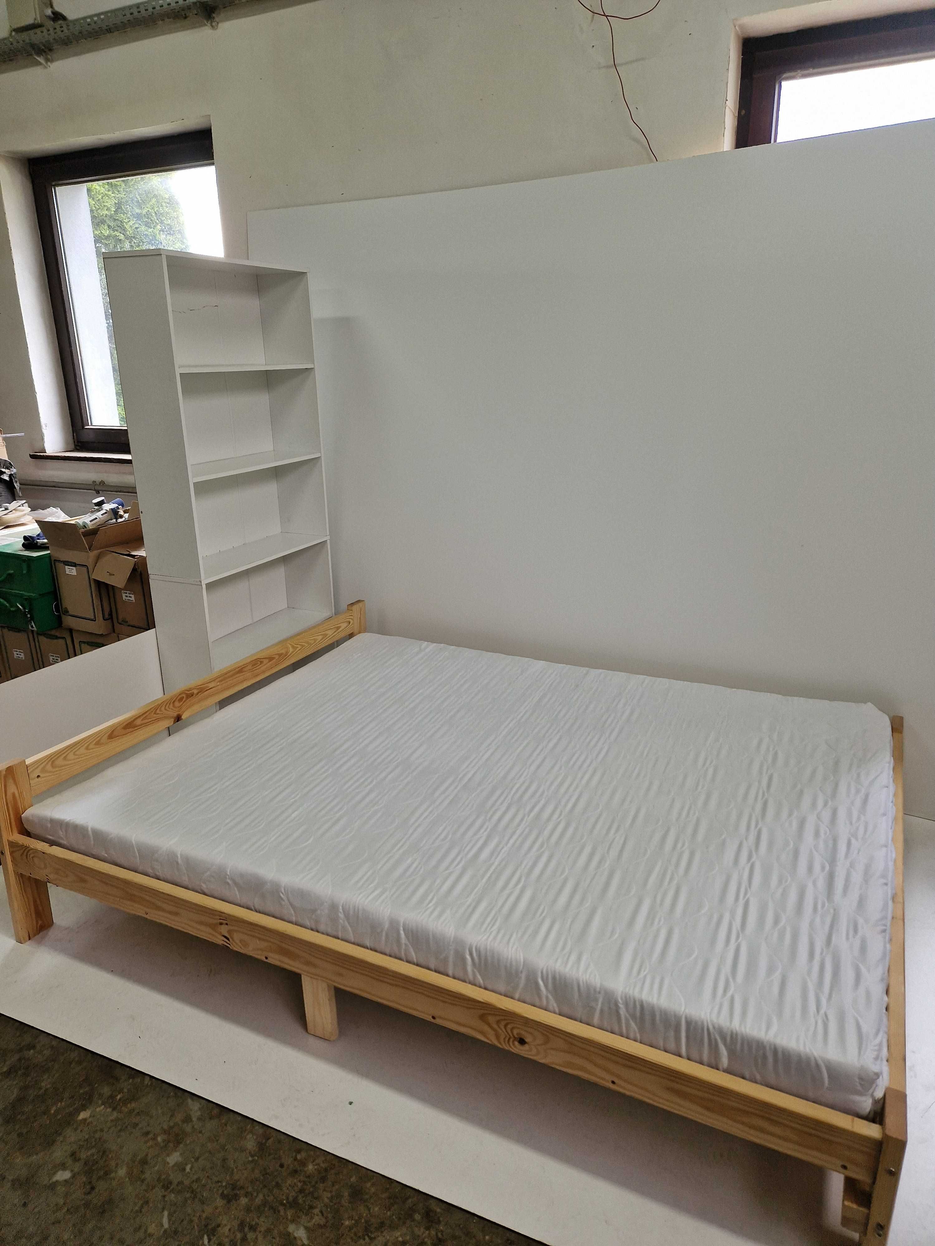 Łóżko drewniane 160x 200 90x200 pracownicze hotelowe