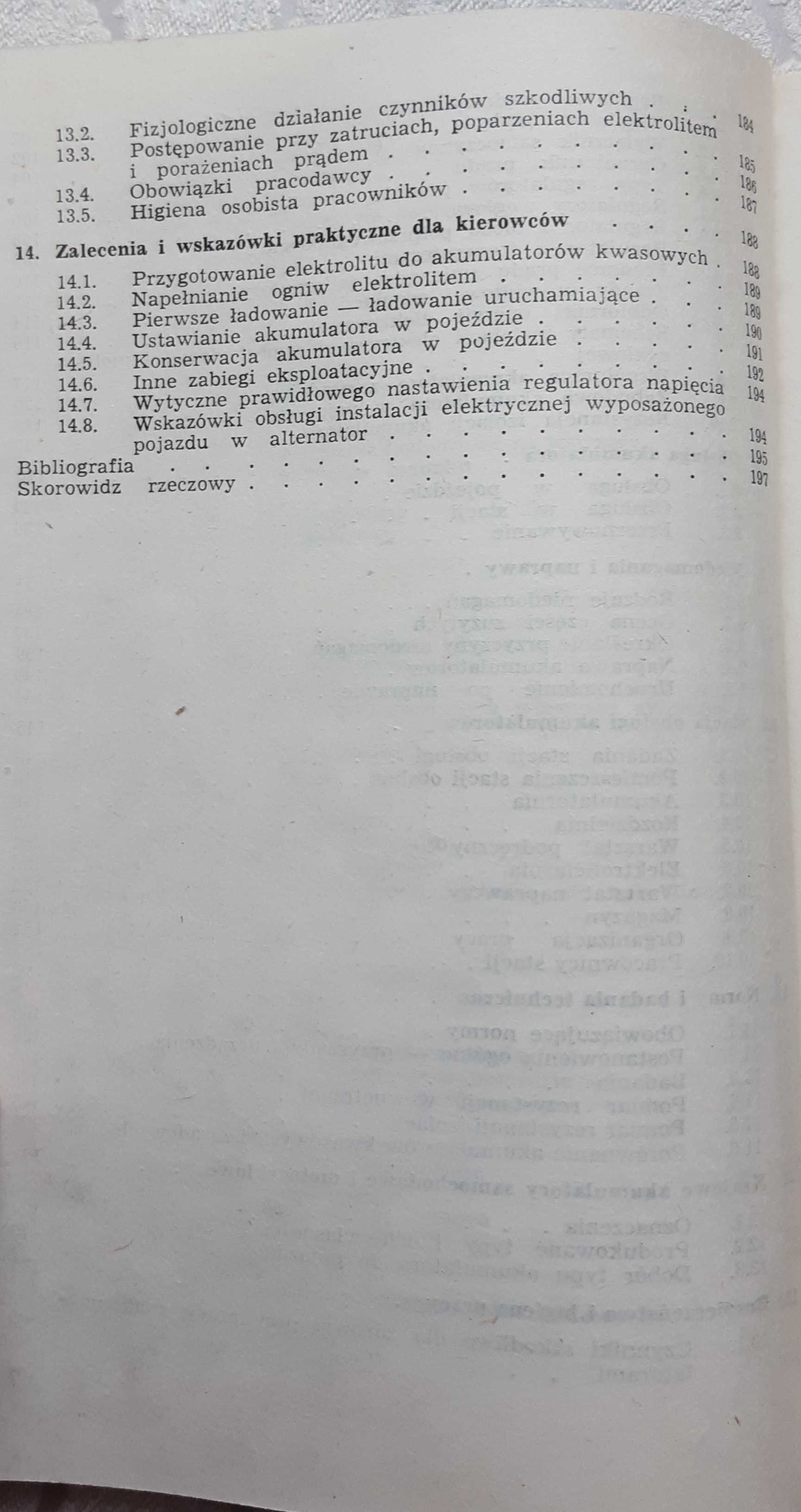 Książka "Akumulatory samochodowe i motocyklowe" Ziętkiewicz