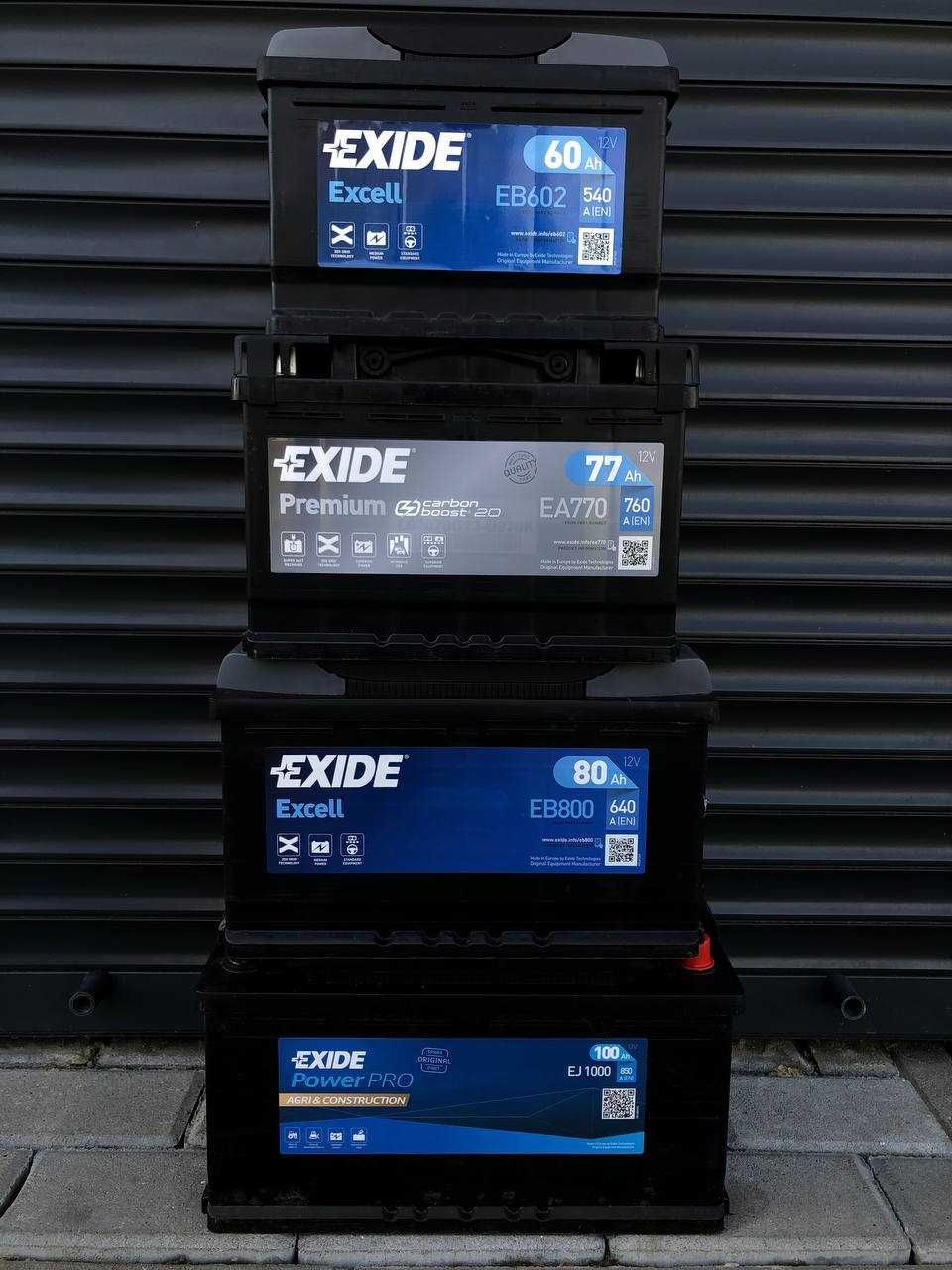 Акумулятор EXIDE Start-Stop AGM,EFB, Старт-Стоп,60,70,80,95