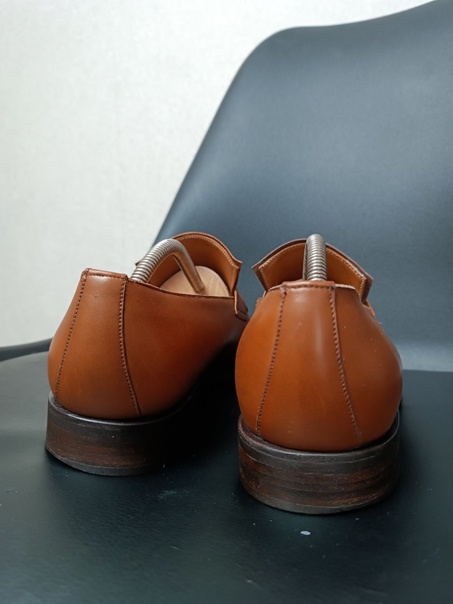 Le Majordome Penny Loafers, чоловічі лофери коричневі, класичні туфлі