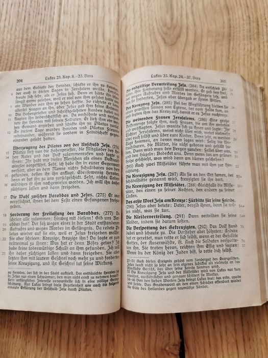 "Das Neue Testament"  Stara Książka Antyk 1945