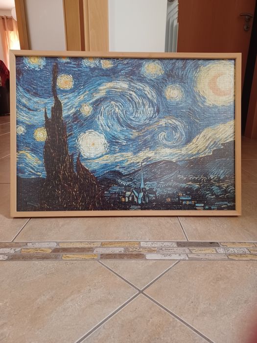 Quadro Puzzle Noite Estrelada