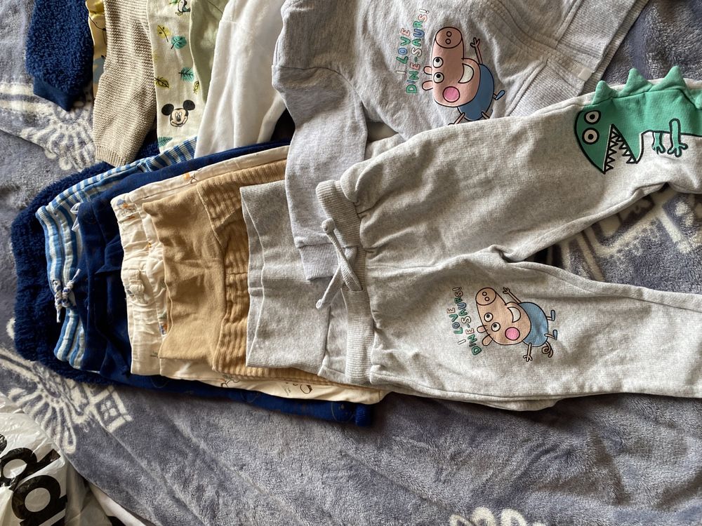 Mega paka bluzy spodnie  dla chłopca rozmiar 62/68
