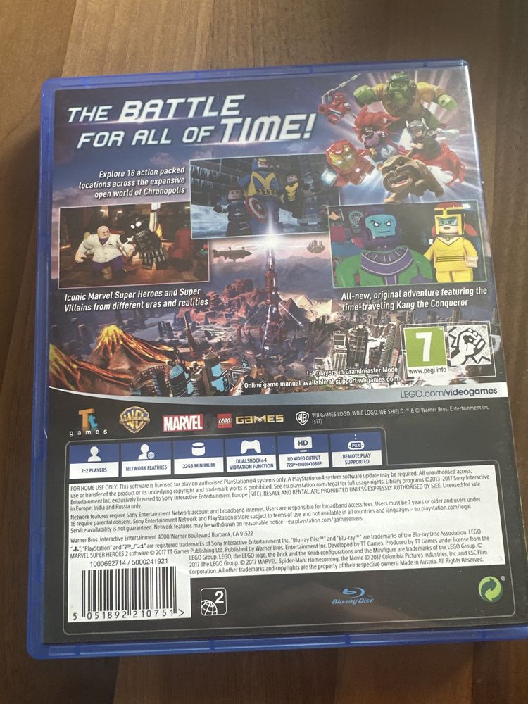 Jogo Marvel Super Heroes 2