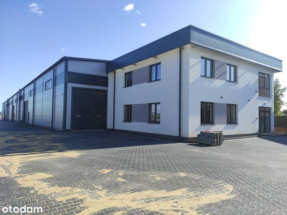 Hala magazynowa 640m2 + biuro 106m2 nowa inwestyc