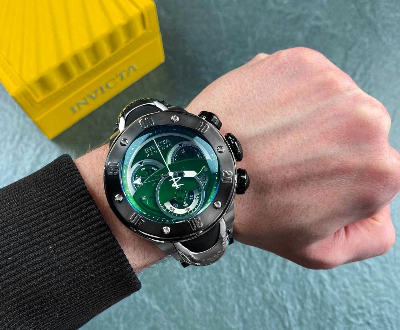 Мужские часы Invicta 36329 Reserve Kraken Swiss 54 mm. 200 MT.
