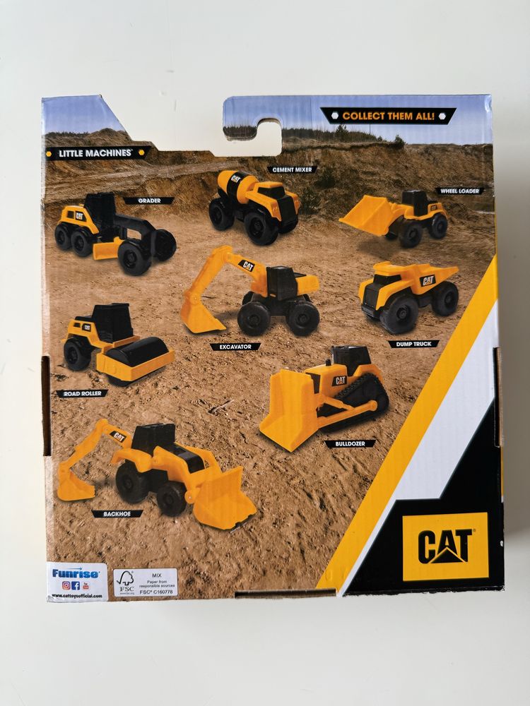 Оригінал CAT Construction Little Machines Набір машинки міні техніка